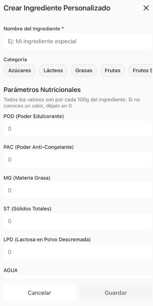 Formulario Manual
